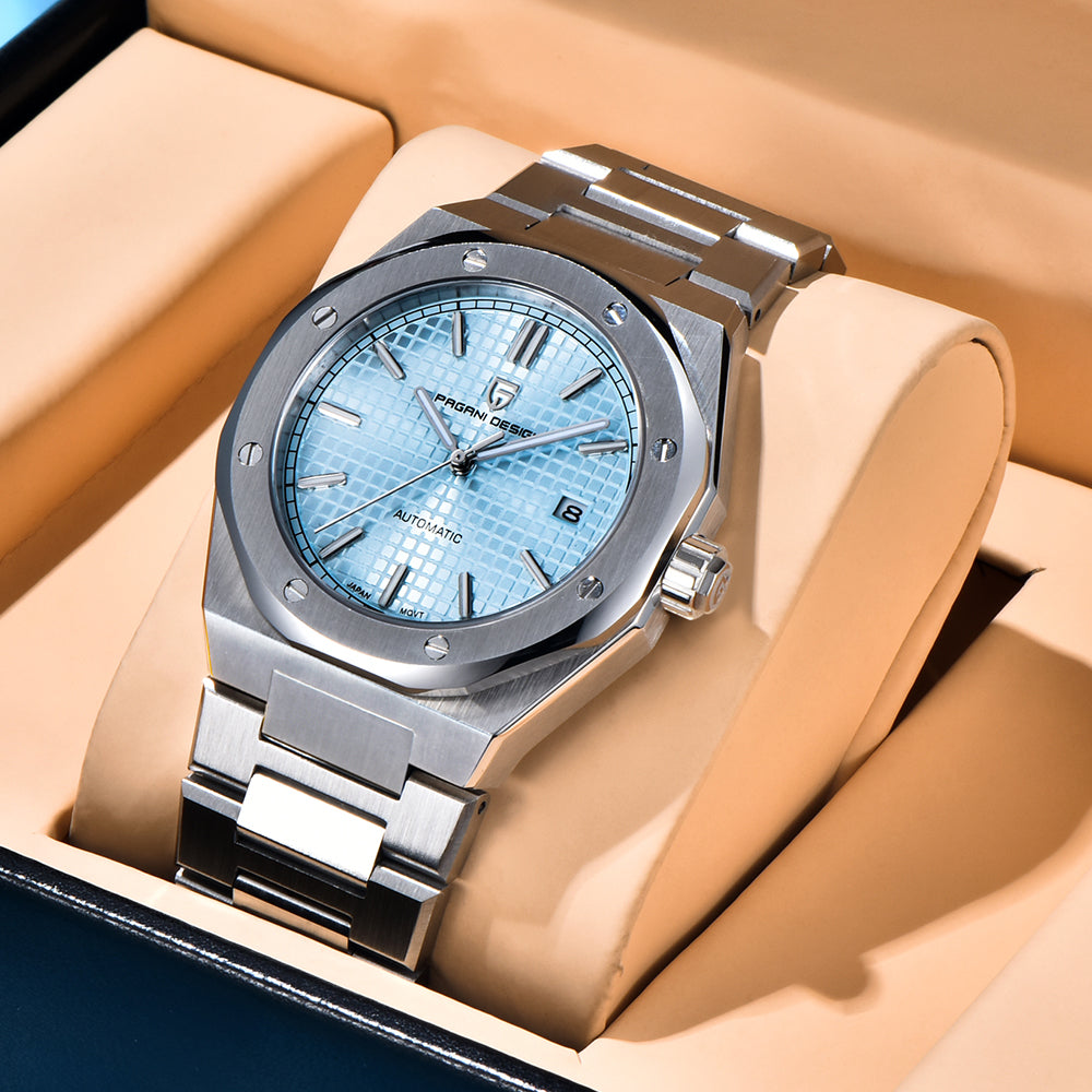 Pagani Design with sky blue dial