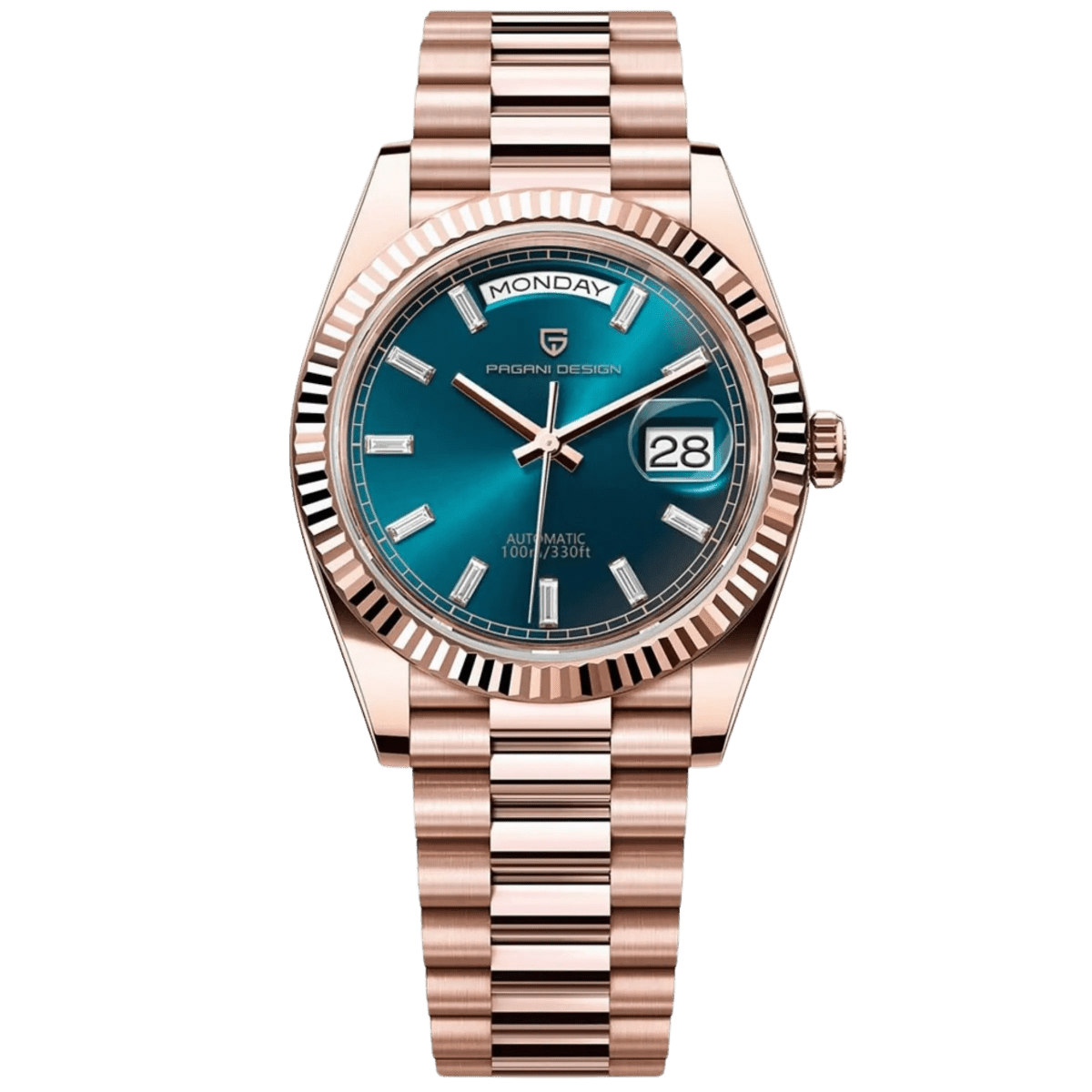 PD - 1752 – Full Rose Gold Blue