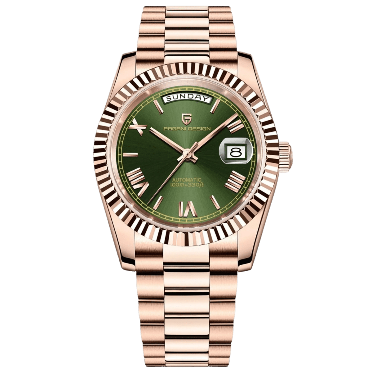 PD - 1752 – Full Rose Gold Green