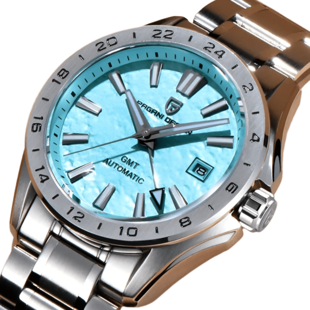 ▷ Pagani Design PD-1792: Automatic GMT Watch, Stainless S. & Sapphire