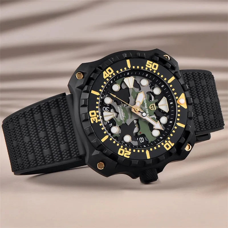 Men's Automatic Mechanical Watch | Men's Camo Watch | Pagani Design