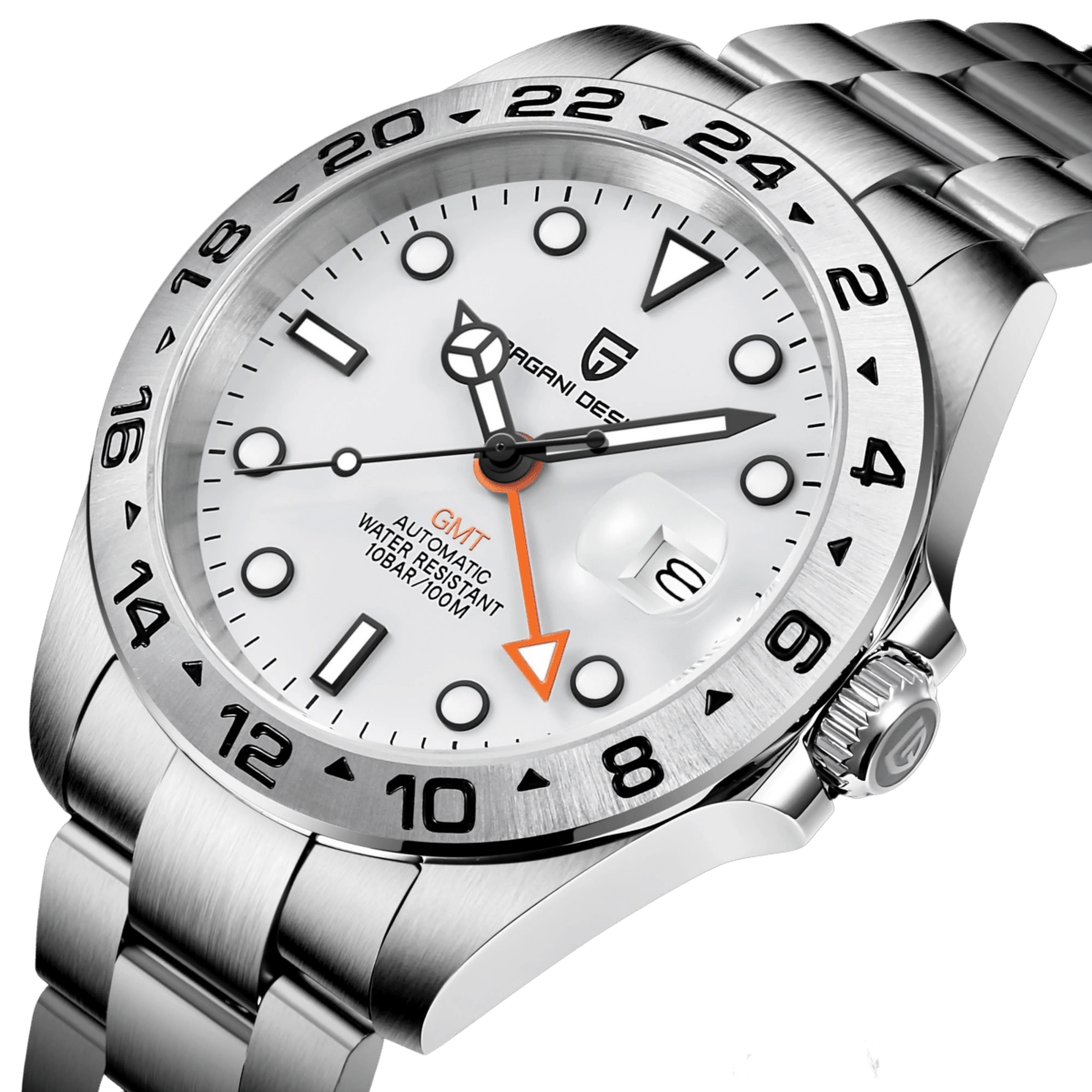 ▶️ Pagani Design PD-1682 | Dual Time Zone Watch | 316L Steel | 10BAR