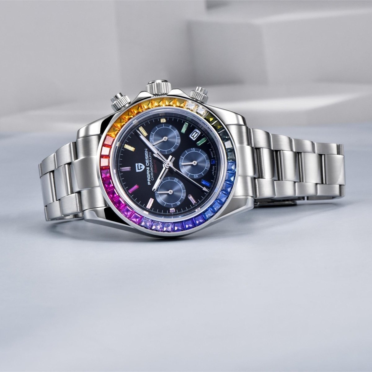 ▶️ Pagani Design PD-1644 Rainbow | Chronograph | VK63 Movement