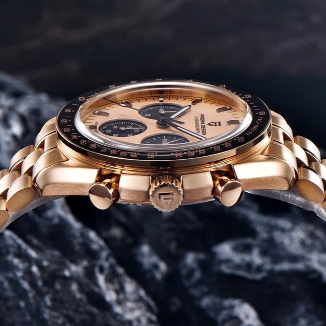 RollsTimi Pagani Design 1701 Men's Quartz Watches Chronograph Waterproof Bu : HaiQin Pagani Design 1701 V6 Moon Wristwatch Homage