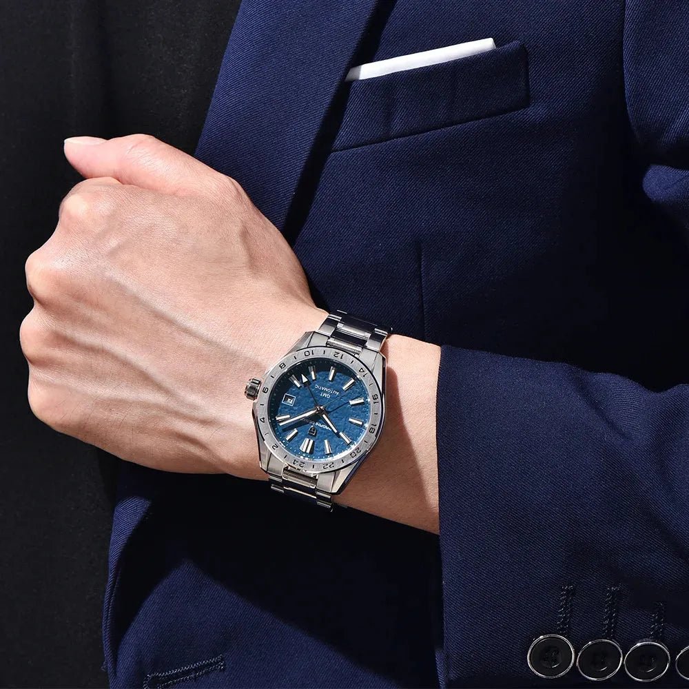 ▷ Pagani Design PD-1792: Automatic GMT Watch, Stainless S. & Sapphire