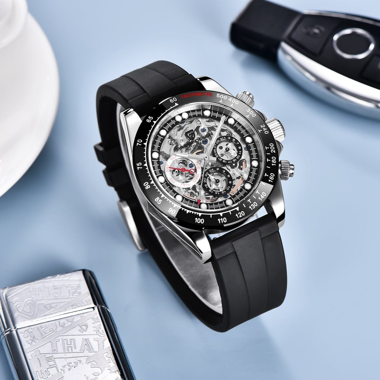 Automatic Chronograph Watch | Hangzhou 2196 a Watch | Pagani Design