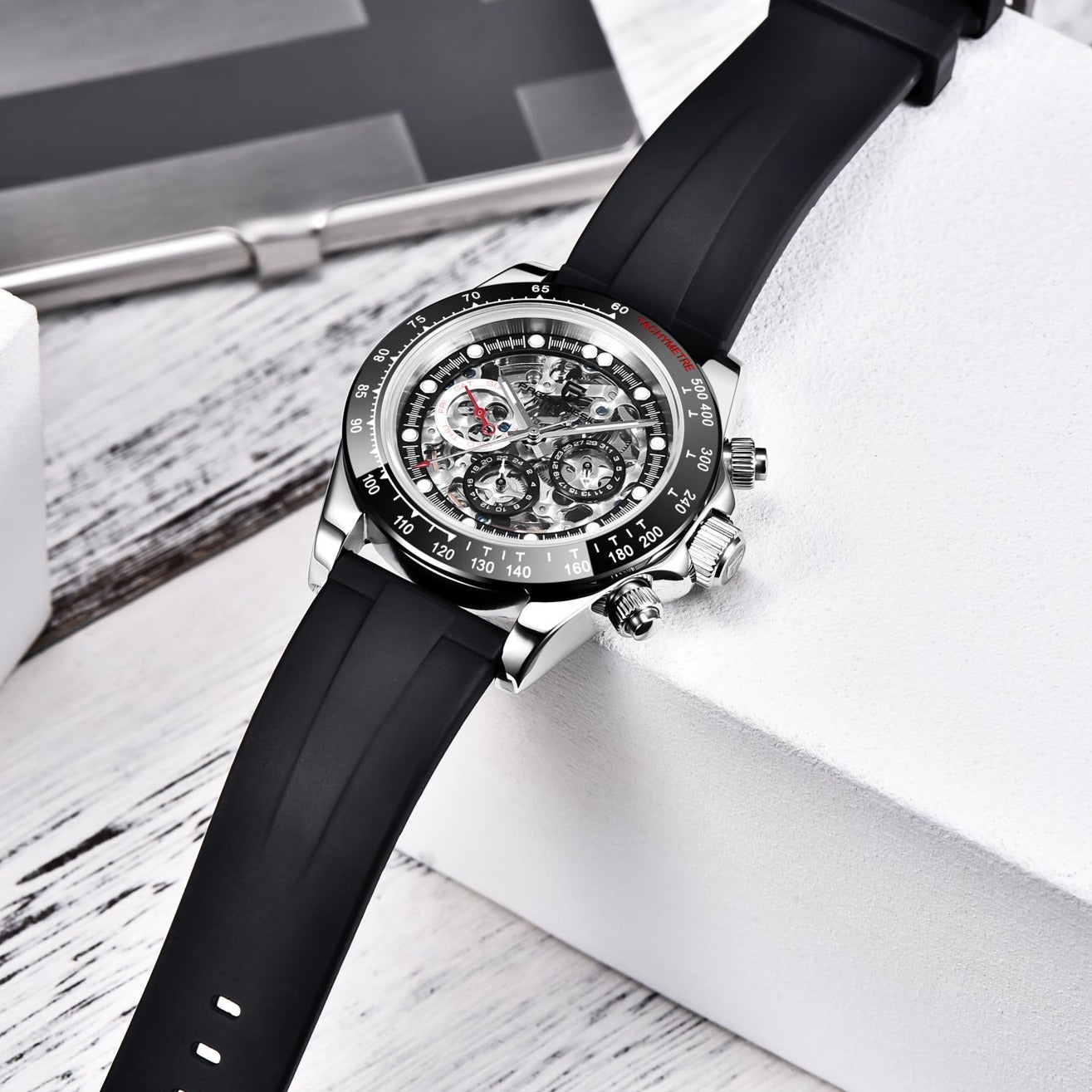 Automatic Chronograph Watch | Hangzhou 2196 a Watch | Pagani Design