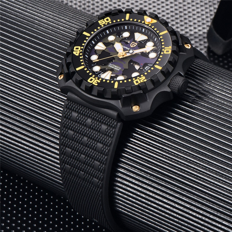 Men's Automatic Mechanical Watch | Men's Camo Watch | Pagani Design