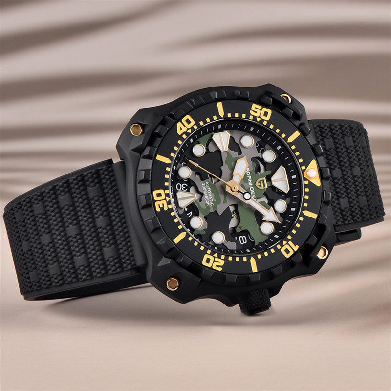 Men's Automatic Mechanical Watch | Men's Camo Watch | Pagani Design