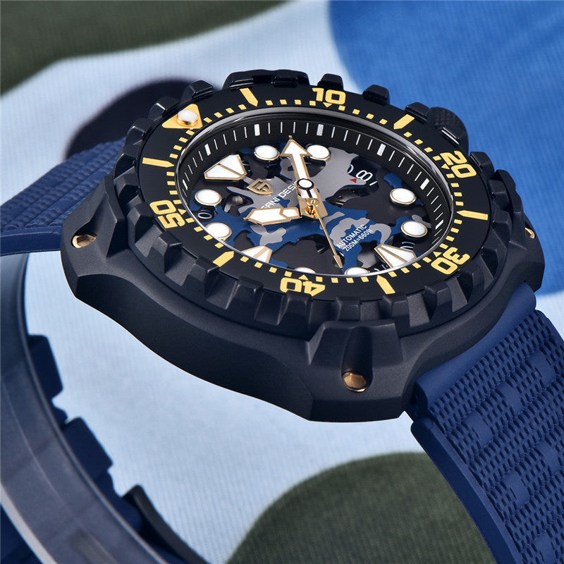 Men's Automatic Mechanical Watch | Men's Camo Watch | Pagani Design