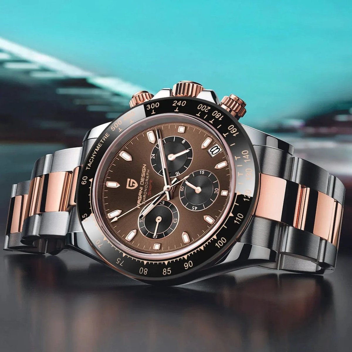 ▶️ Pagani Design PD-1644 Gold | Chronograph | VK63 Movement | 10BAR