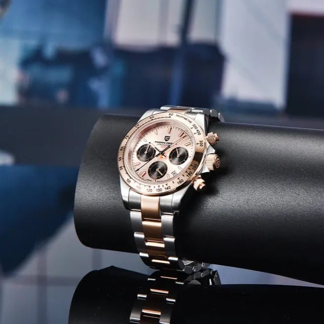 ▶️ Pagani Design PD-1644 Gold | Chronograph | VK63 Movement | 10BAR