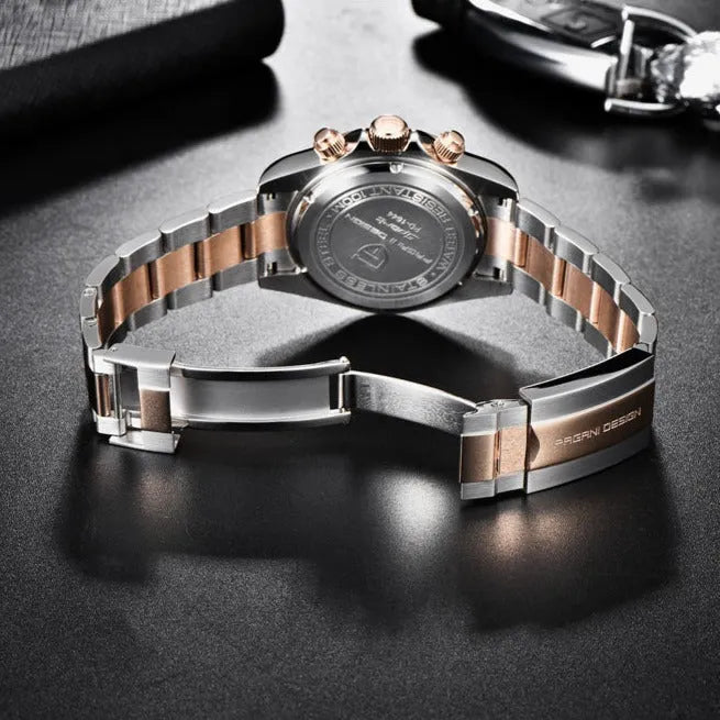 ▶️ Pagani Design PD-1644 Gold | Chronograph | VK63 Movement | 10BAR