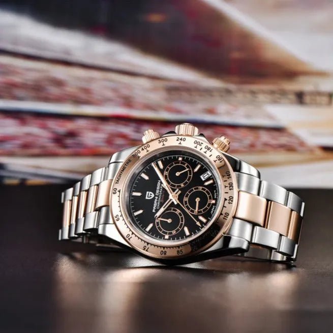 ▶️ Pagani Design PD-1644 Gold | Chronograph | VK63 Movement | 10BAR