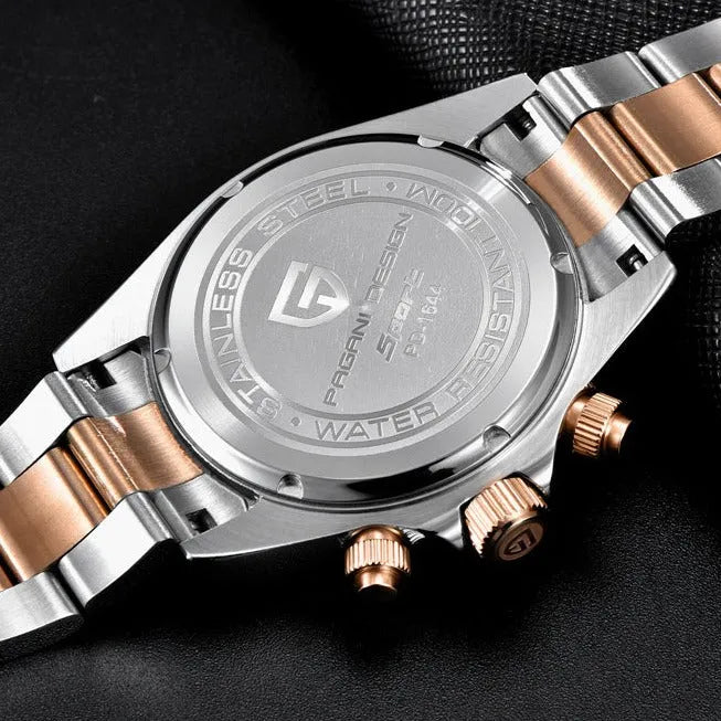 ▶️ Pagani Design PD-1644 Gold | Chronograph | Quartz Movement