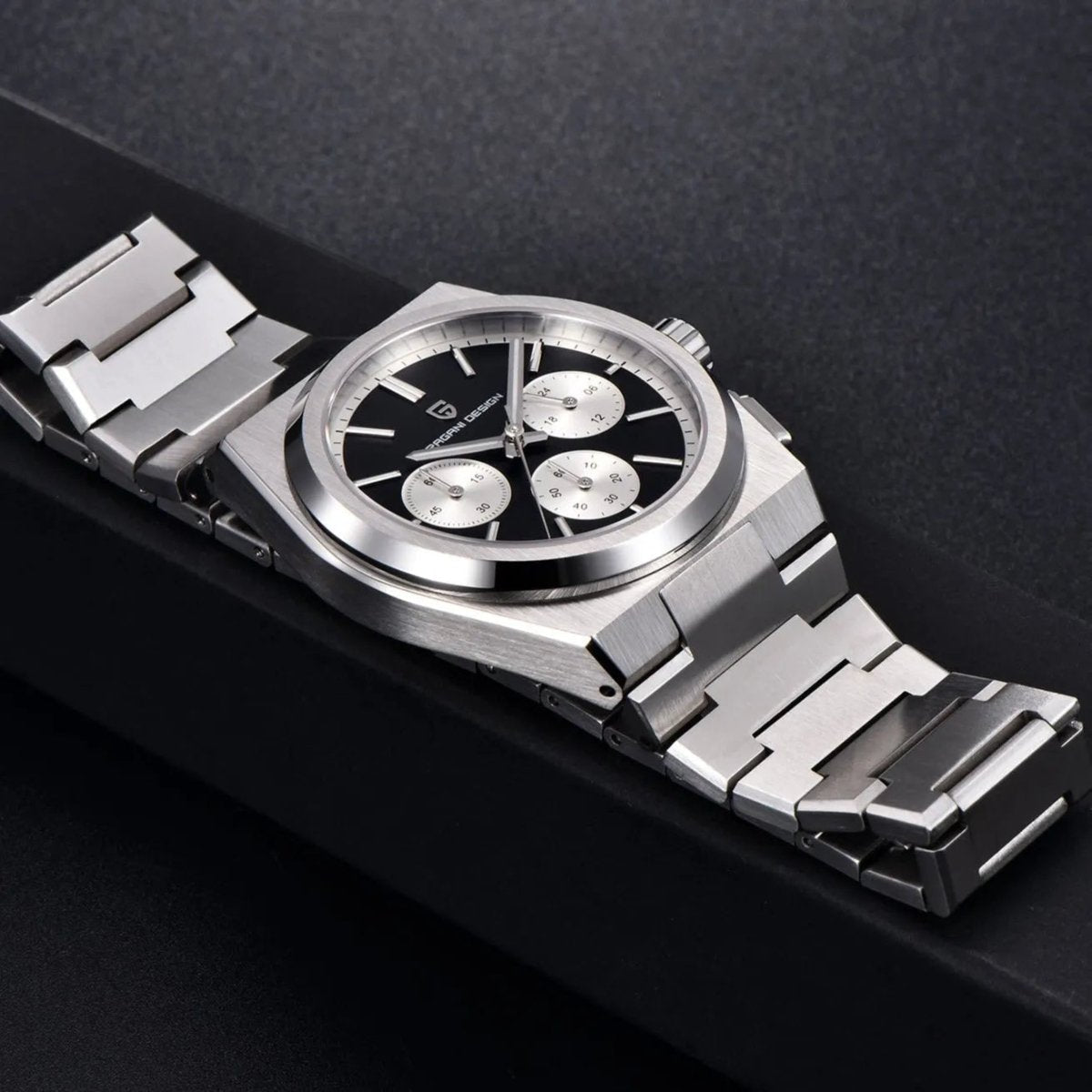 PAGANI DESIGN PD-1761 パンダ文字盤 ラグスポ（クオーツ） ▶️ Pagani Design PD-1761 | Chronograph | Quartz | Sapphire | 10BAR