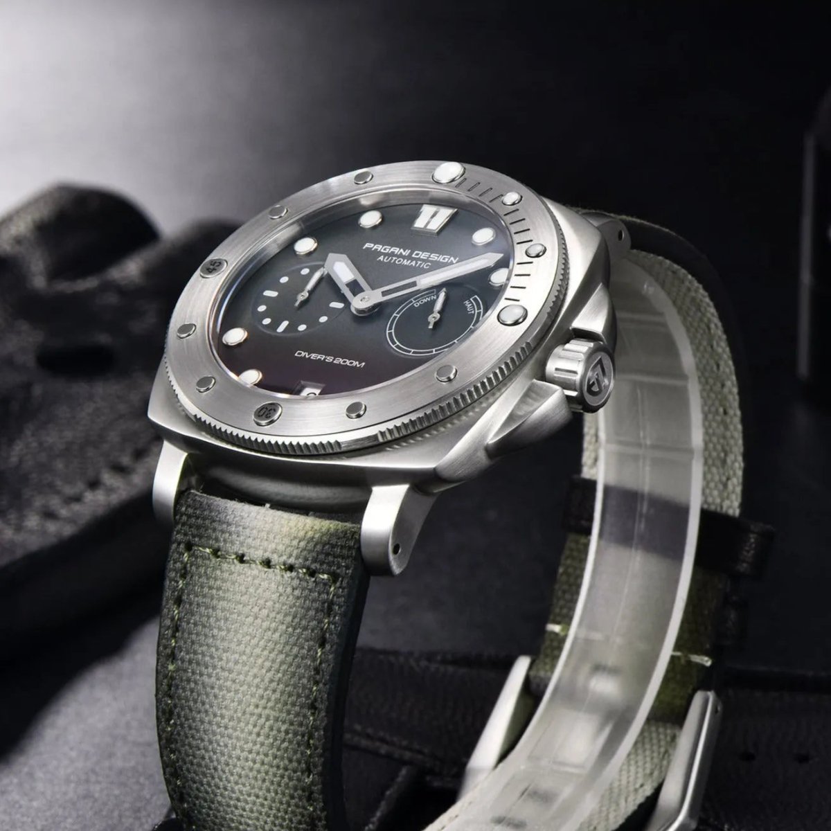 ▶️ Pagani Design PD-1767: Sapphire Crystal, S.Steel | Automatic